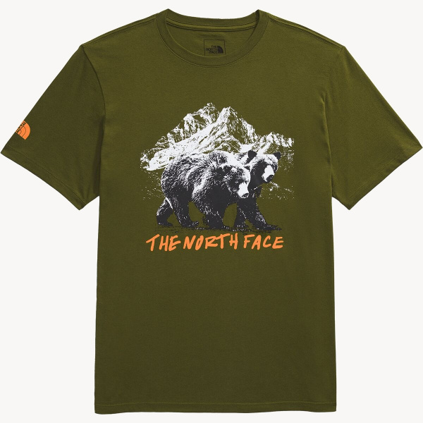 Футболка TNF S/S Bears Tee (Мужской; L; ForestOlive)